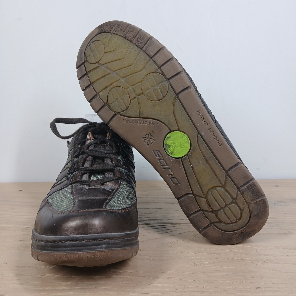Sano by Mephisto Walking Shoes Women 10.5 Brown Leather Comfort Tech Euro - Picture 8 of 10